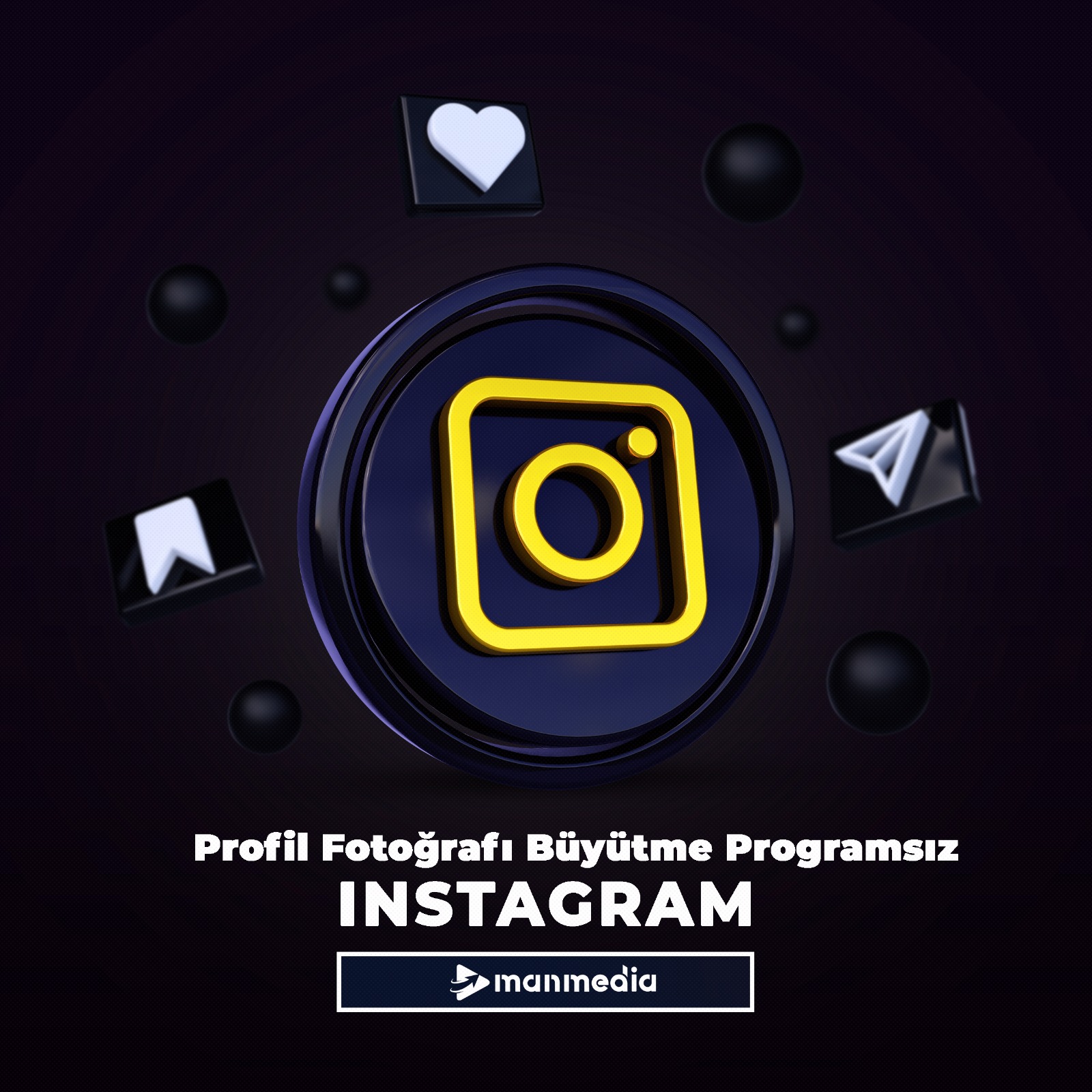 Instagram profil fotoğrafı büyütme programsız