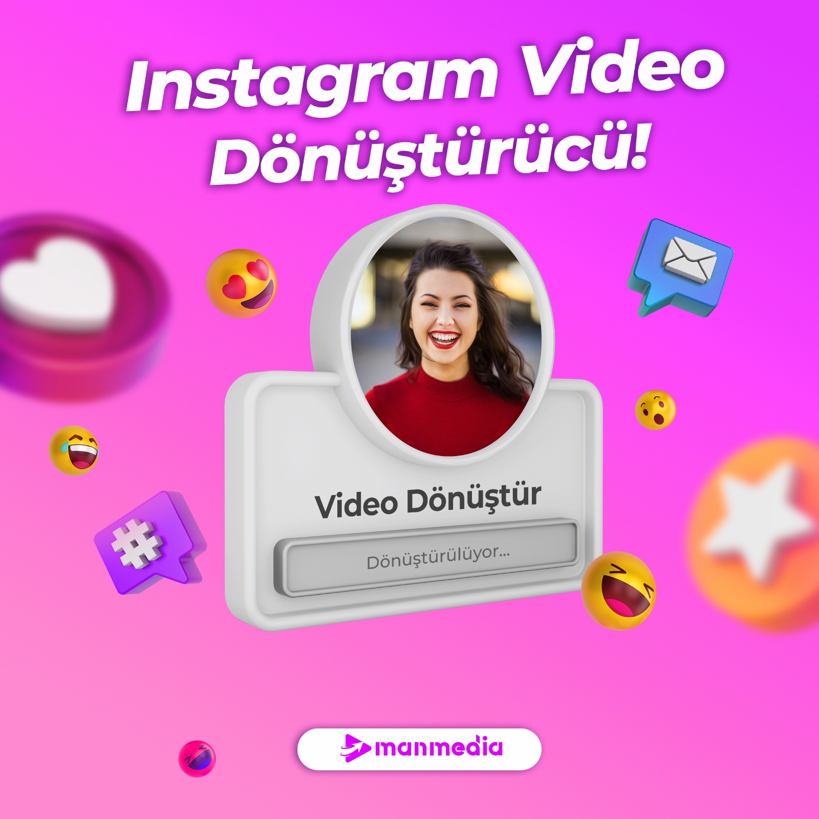 Instagram video dönüştürücü